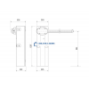 CAME GARD 3750 (дюралайт) шлагбаум автоматический с подсветкой стрелы 3,75 м.
