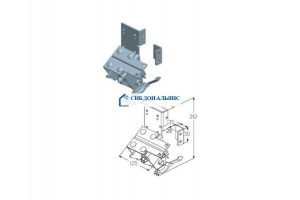 Alutech RBI446MR кронштейн нижний