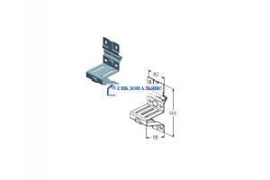 Alutech RBI-40.123 кронштейн роликовый боковой