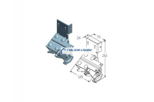 Alutech RBI446R кронштейн нижний